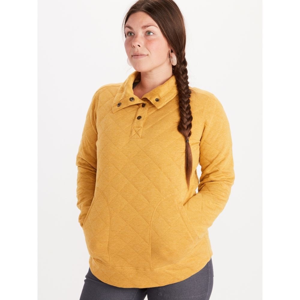 Women’s Marmot Roice Pullover - Medium - Yellow Gold Heather